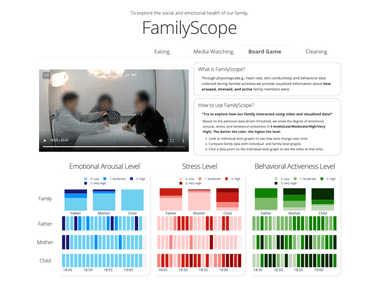 FamilyScope: Visualizing Affective Aspects of Family Social Interactions using Passive Sensor Data